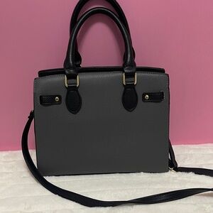 Gray & Black satchel